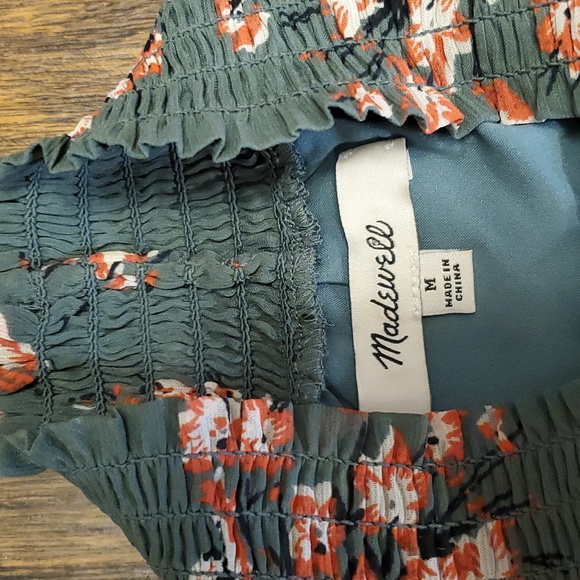 Madewell Mockneck Top in Butterfly Garden - medium - Picture 5 of 8